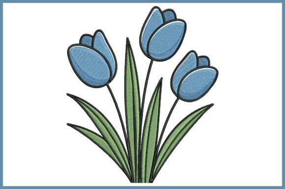Blue Tulip Embroidery Design: A Maker’s Review