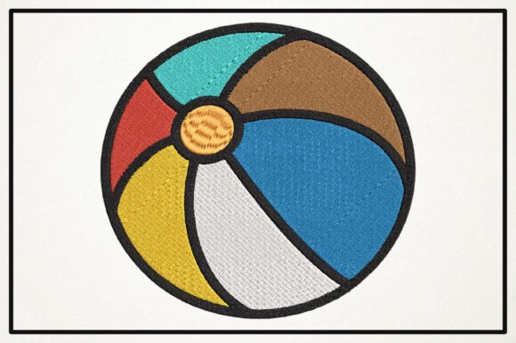 Colorful Beach Ball Embroidery Design: A Designer’s Real-World Review
