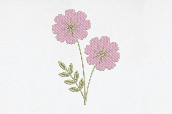 Cosmos Flower Embroidery: A Designer’s Review for Boutique Sweatshirts