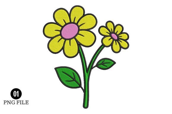 Cute Daisy Flower Embroidery Design Review