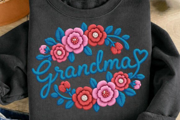 Floral Embroidery Grandma Mother's Day Review