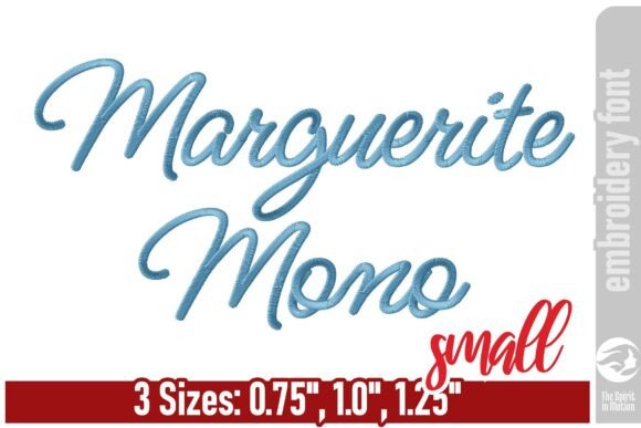 Marguerite Monoline Embroidery Font Review