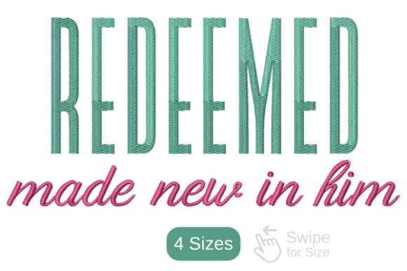 Redeemed in Him Embroidery: A Craft Fair Review