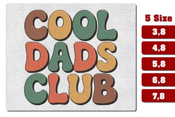 Retro Cool Dads Club Machine Embroidery Review for Boutique Sweatshirt Design