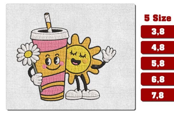 Retro Sun and Soda Machine Embroidery Review